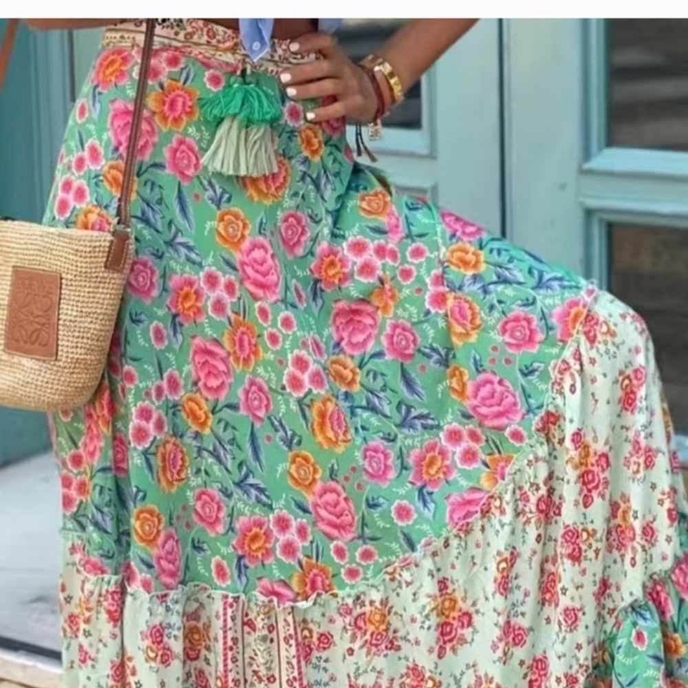 Floral Maxi Skirt